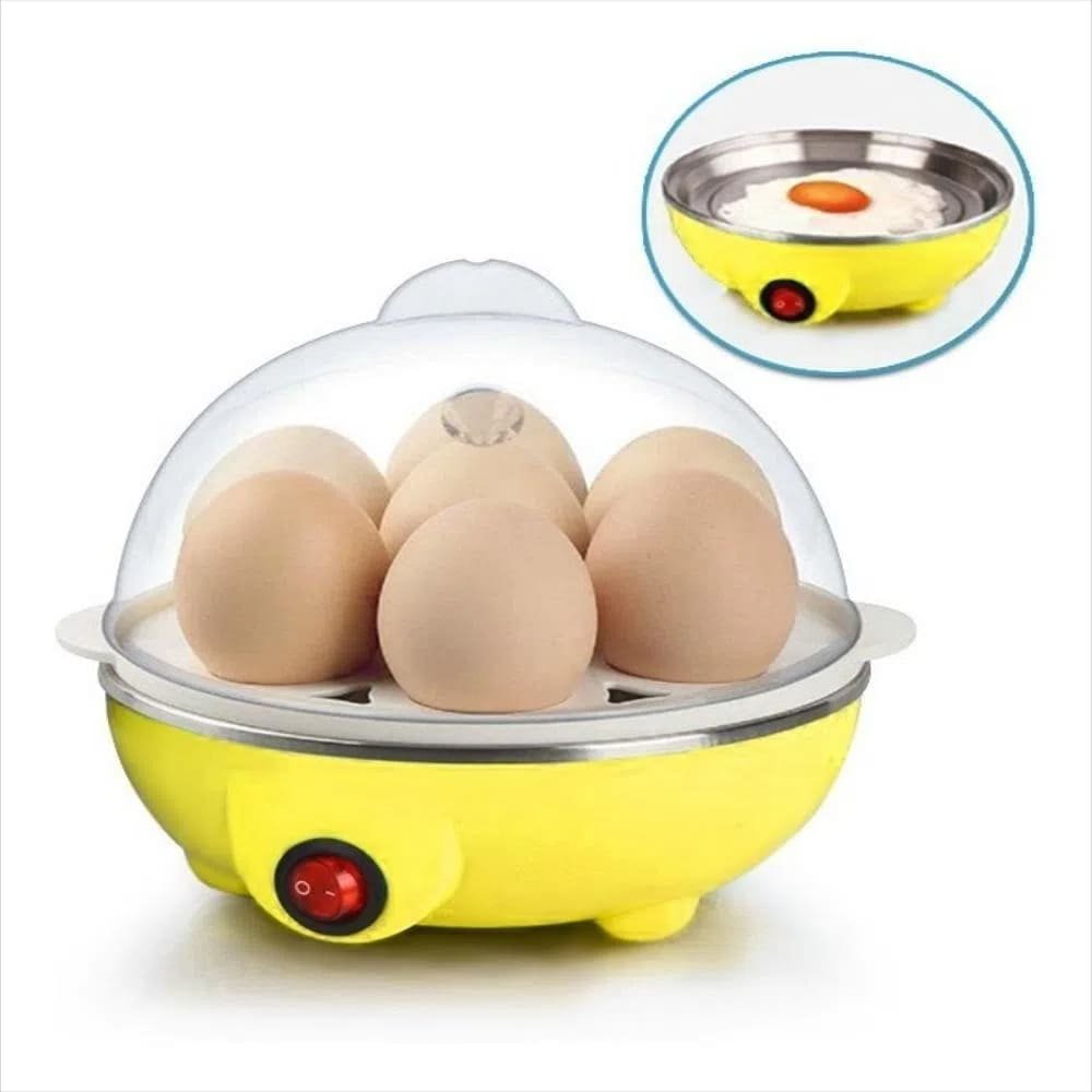 Hervidor de Huevos Eléctrico de Plástico, Hervidor de Huevos con Patrón de  Pollitos, Cocina de Desayuno, Cazador Furtivo de Cocina para Huevos Duros